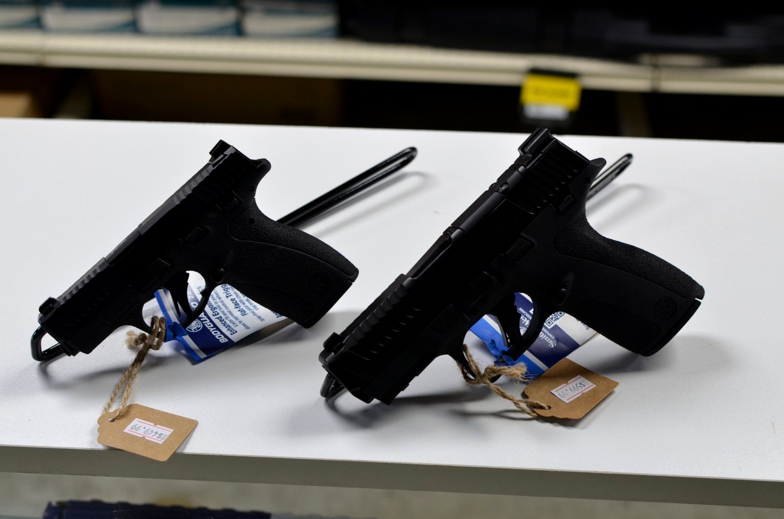 Counter display at Glen Cove Armory