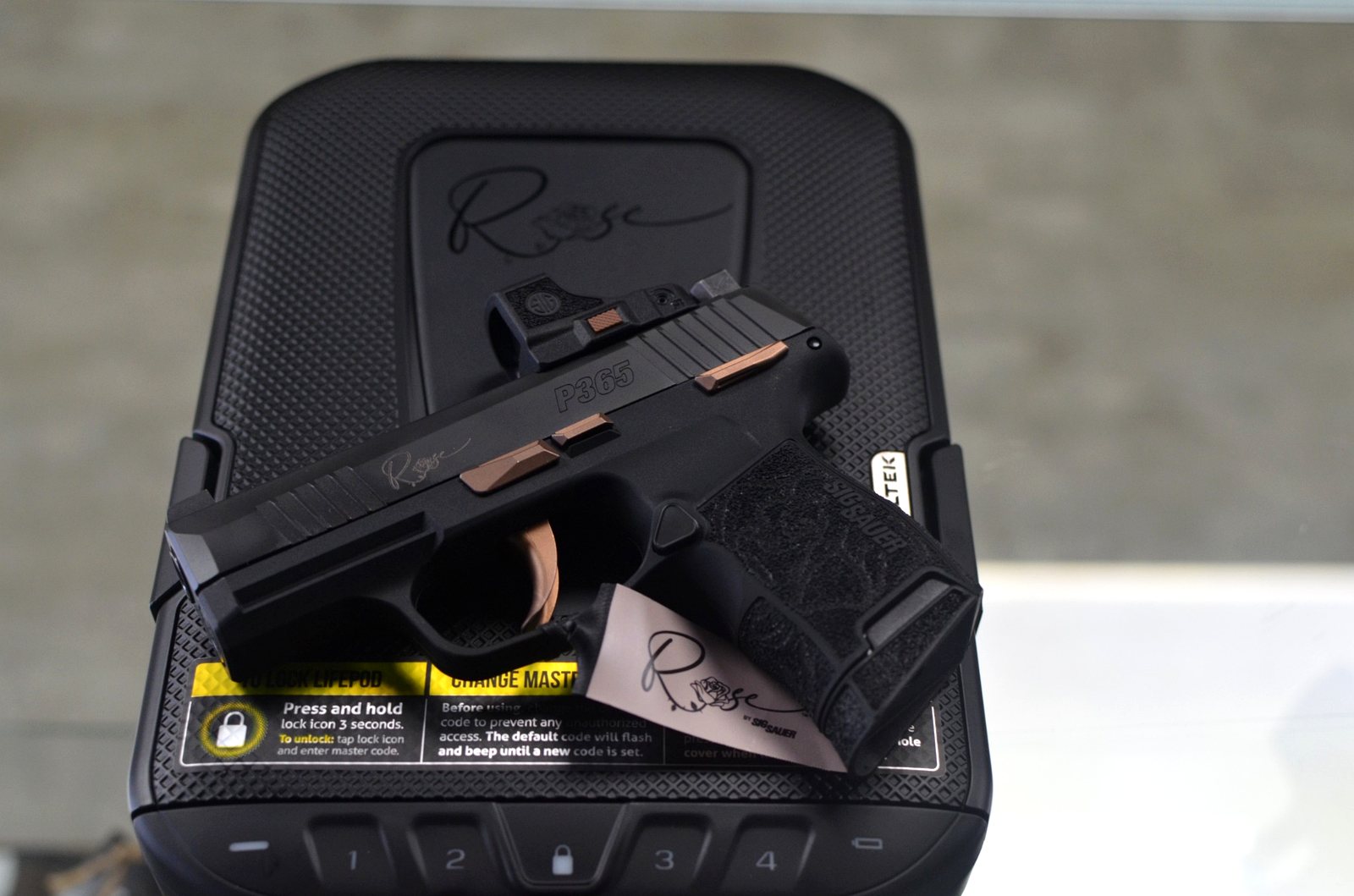 Featured handgun